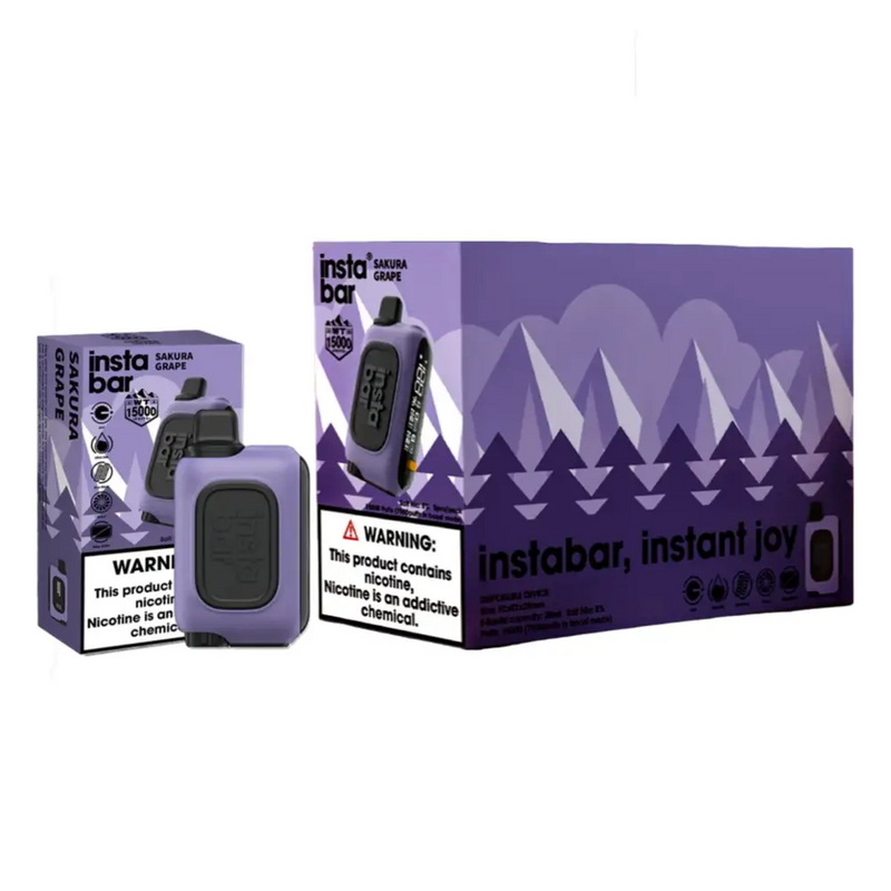 Caixa Instabar WT 15.000 Puffs Atacado – Caixa com 10 unidades